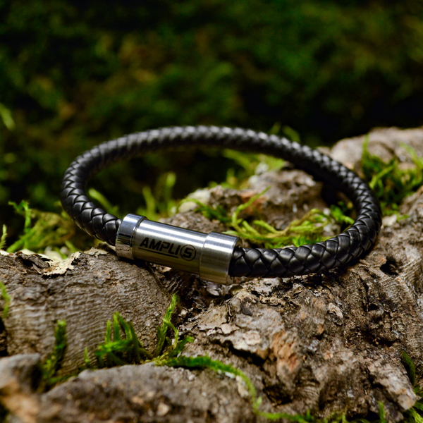 Energiearmband von Ampli5 Kautschuk Schwarz