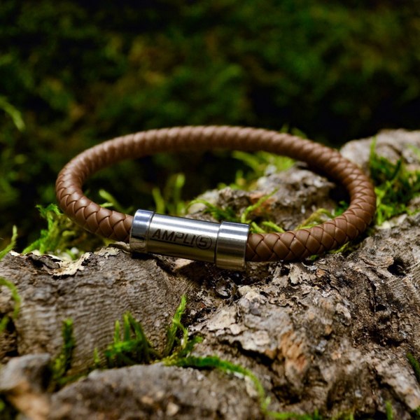 Energiearmband von Ampli5 Kautschuk Braun